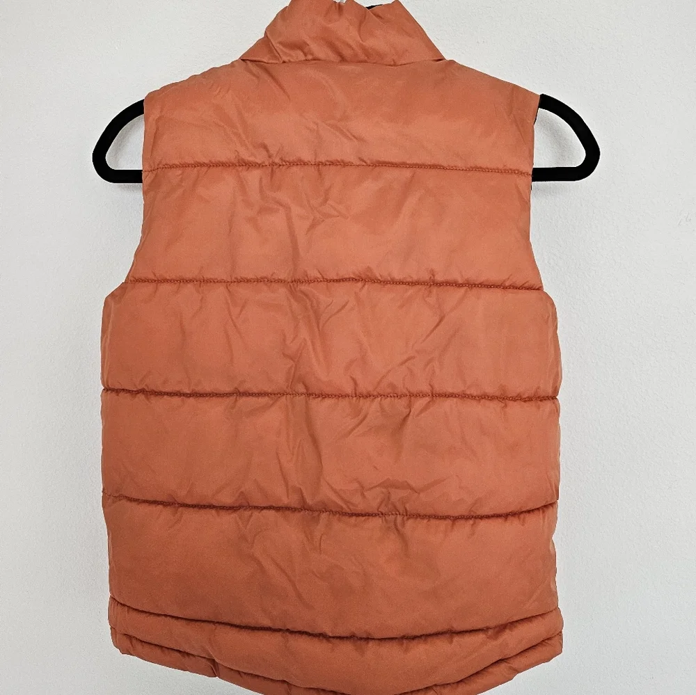 Gymboree Reversible Camo And Orange Puffer Vest Youth Size M 7/8